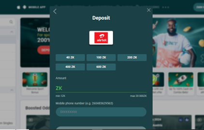 22bet deposit