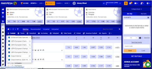 Paripesa sportsbook