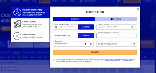 Paripesa registration