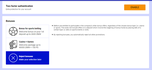 Paripesa bonus