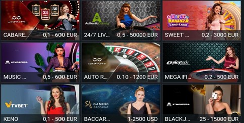 Melbet live casino